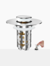 Hibbent Universal Bathroom Sink Drain